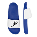 Slider Sandalen – Blau/Weiß - royal blue