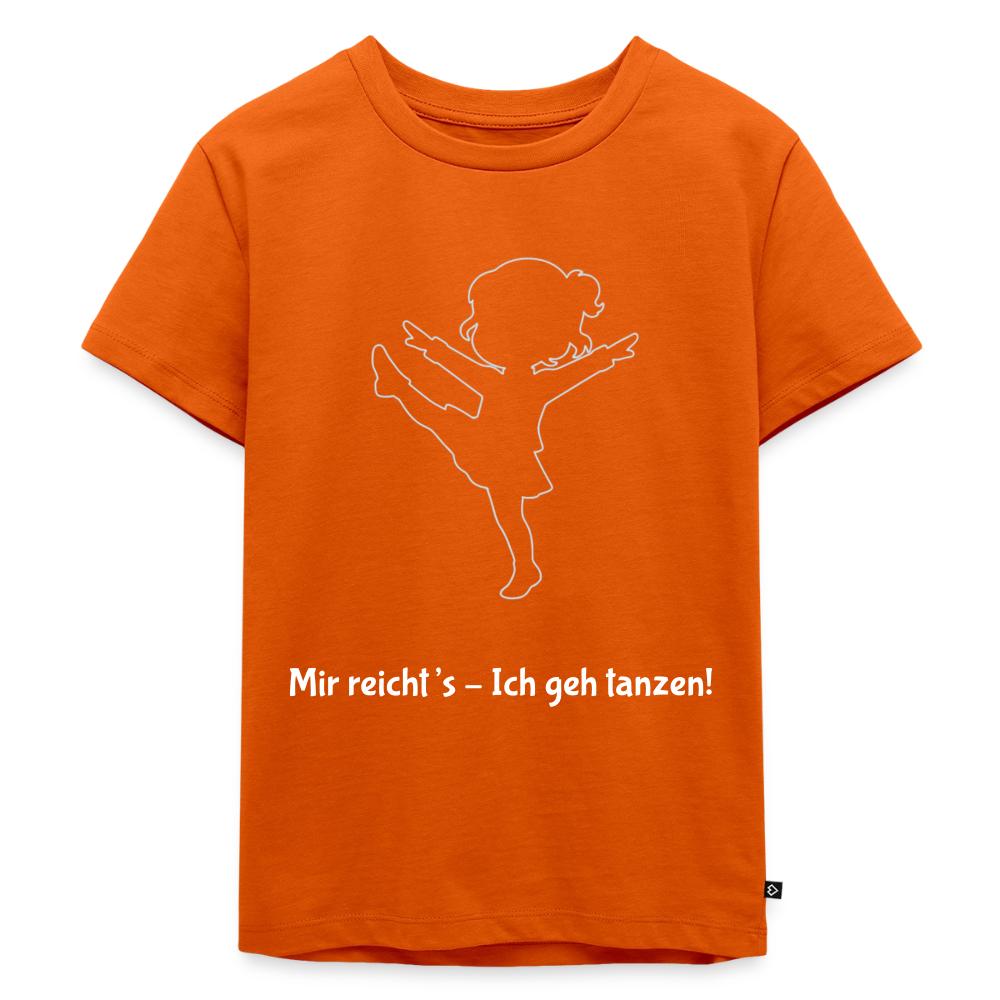 Mir reicht's - Ich geh tanzen!  Kids' T-Shirt - orange 