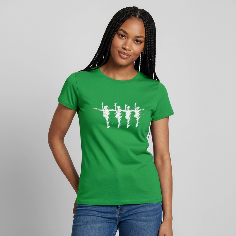Eine Reihe, ein Herz Women's T-Shirt - kelly green
