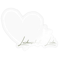 Leidenschaft. Liebe. – Sticker (10 x 10 cm) - Transparent glänzend