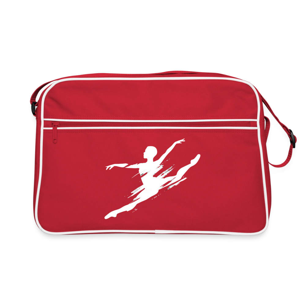 Retrotasche - Dance Energy - red/white