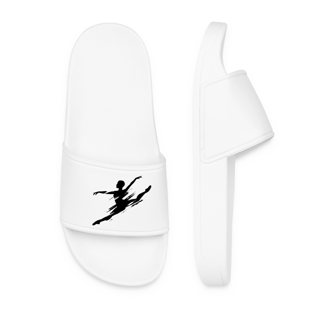 Slider Sandalen – Blau/Weiß - white