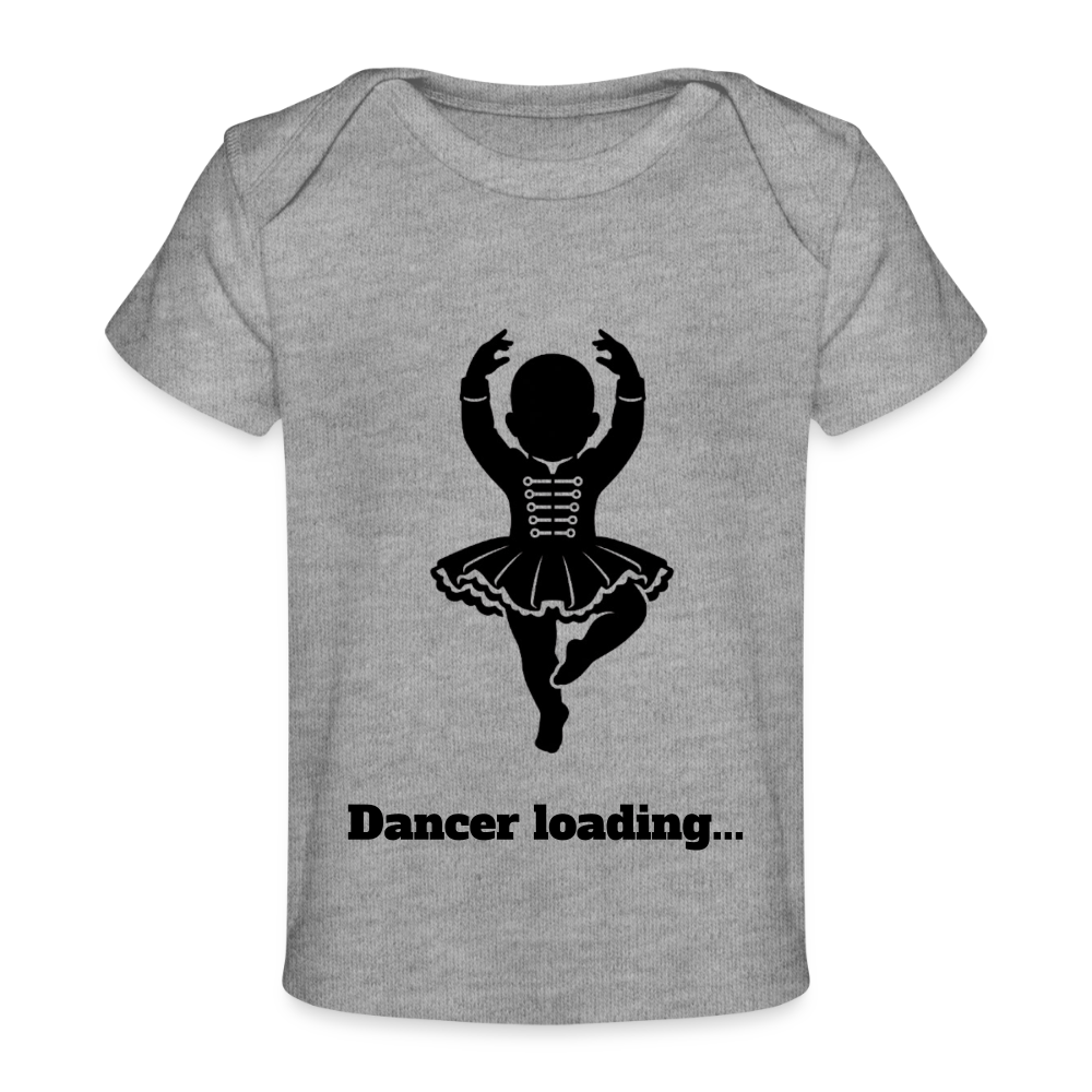 Dancer loading… Baby Shirt - heather grey