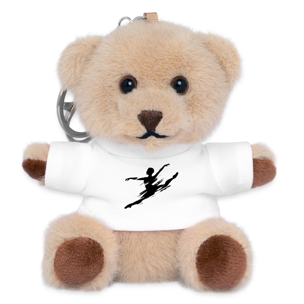 Dance Energy Teddy Schlüsselanhänger - white