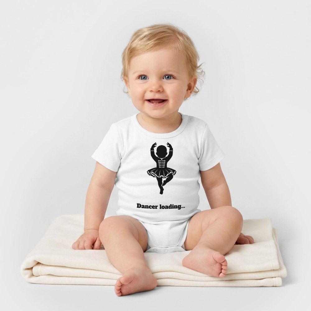 Dancer loading… Baby Body - white