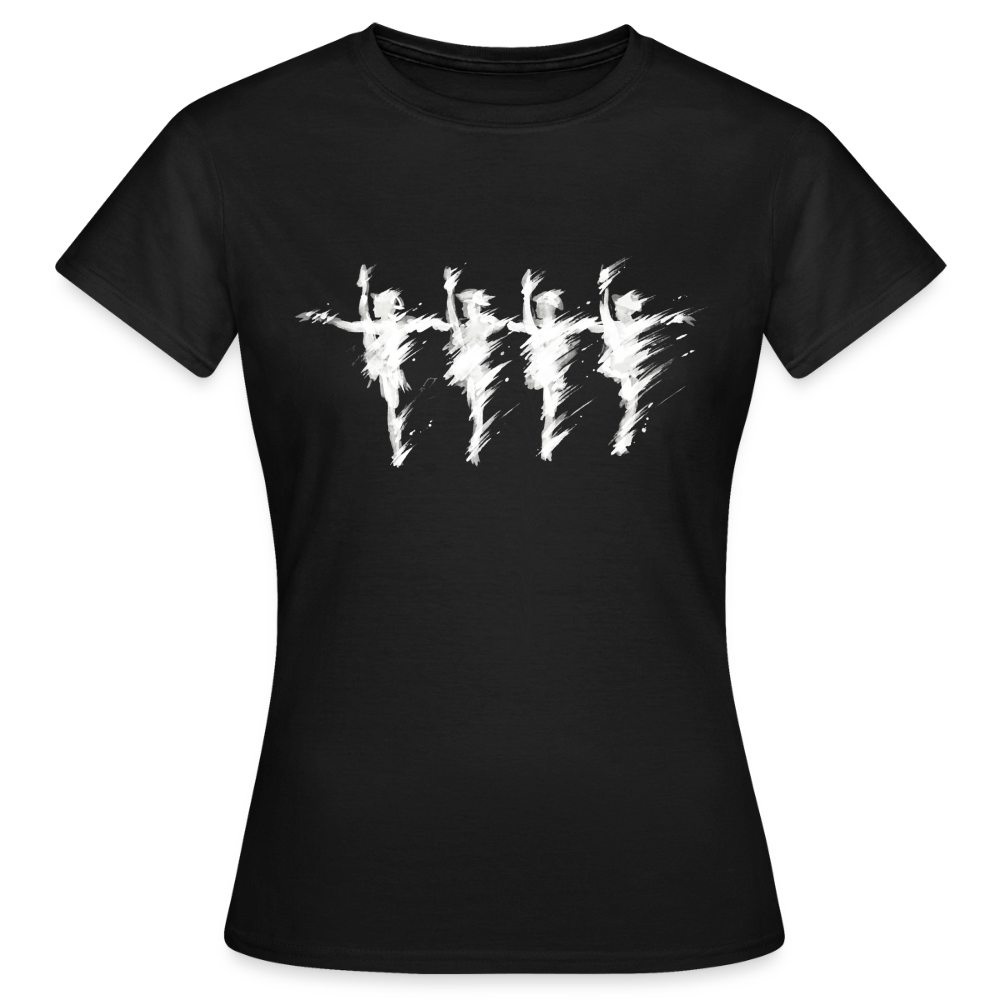 Eine Reihe, ein Herz Women's T-Shirt - black