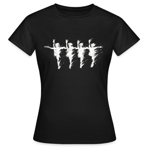 Eine Reihe, ein Herz Women's T-Shirt - black
