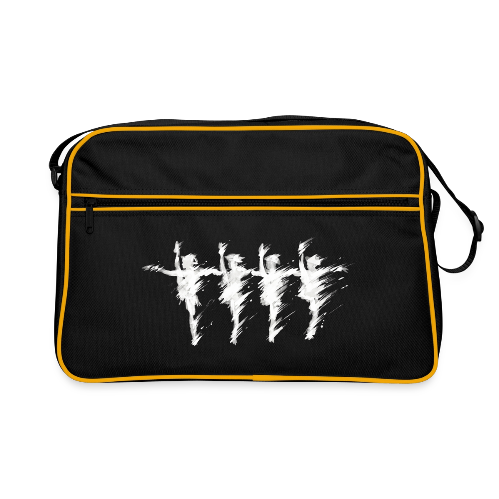 Eine Reihe, ein Herz - Retro Bag - black/gold