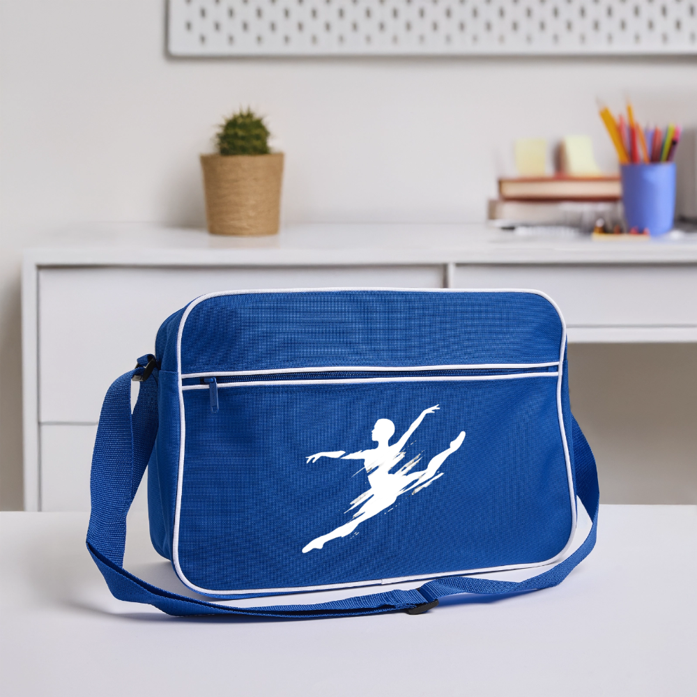 Retrotasche - Dance Energy - blue/white