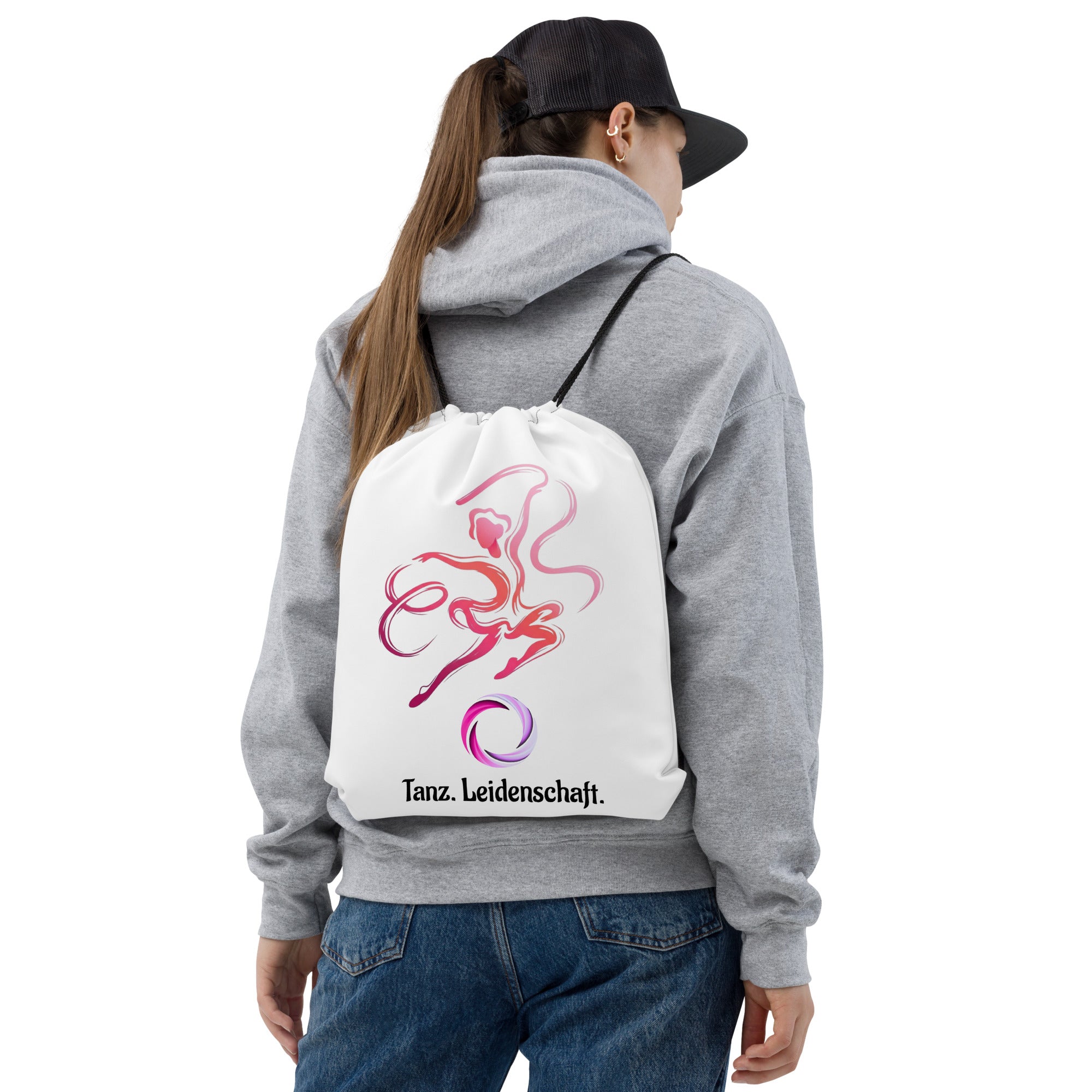 Pure Dance Turnbeutel Pink – Vorderansicht