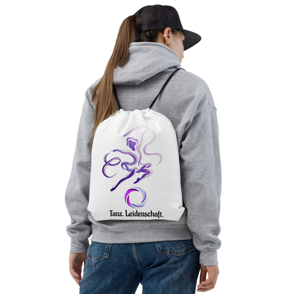 Pure Dance Turnbeutel Lila – Vorderansicht