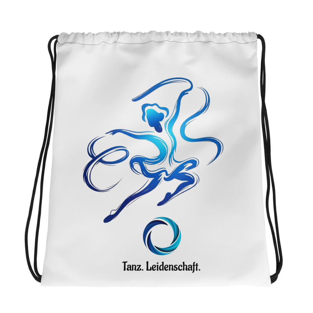 Pure Dance Turnbeutel Blau – Frontalansicht