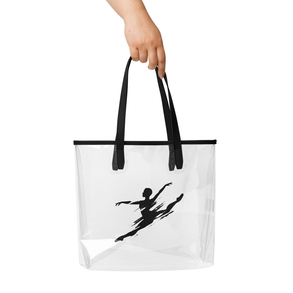 Transparente Gardetanz-Tasche – Vorderansicht Detail