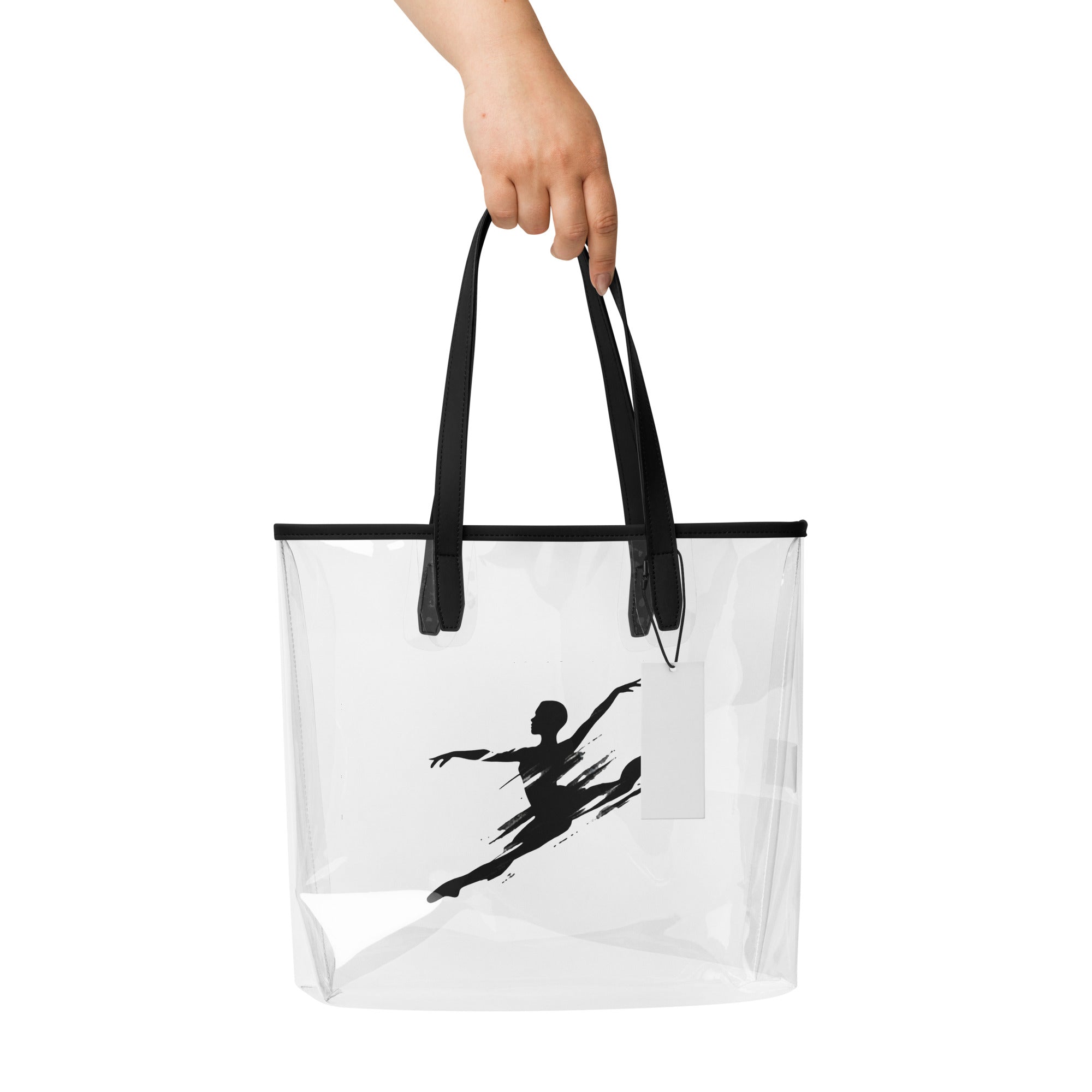 Transparente Gardetanz-Tasche – Vorderansicht