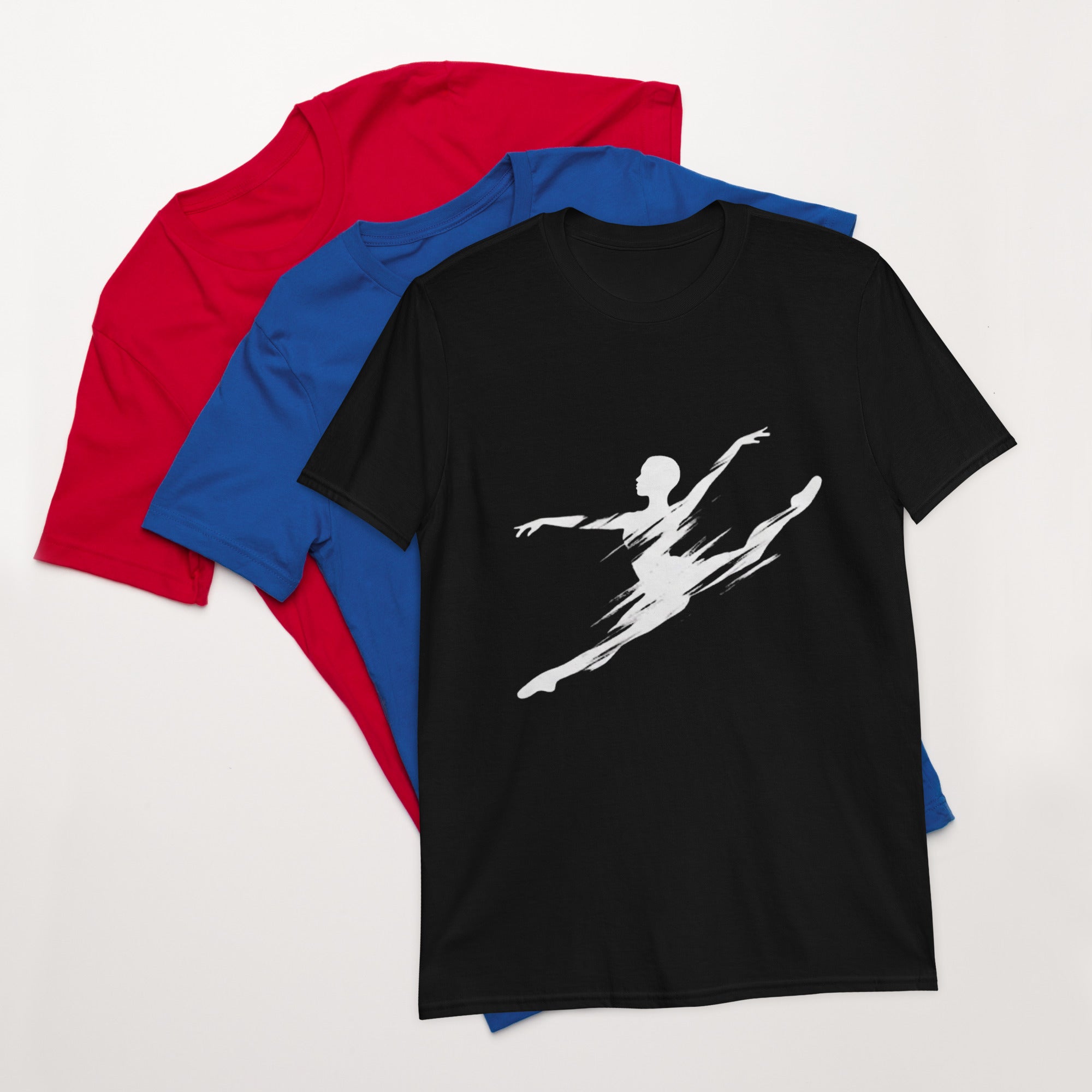 Dance Energy Shirt Schwarz – Vorderansicht Detail