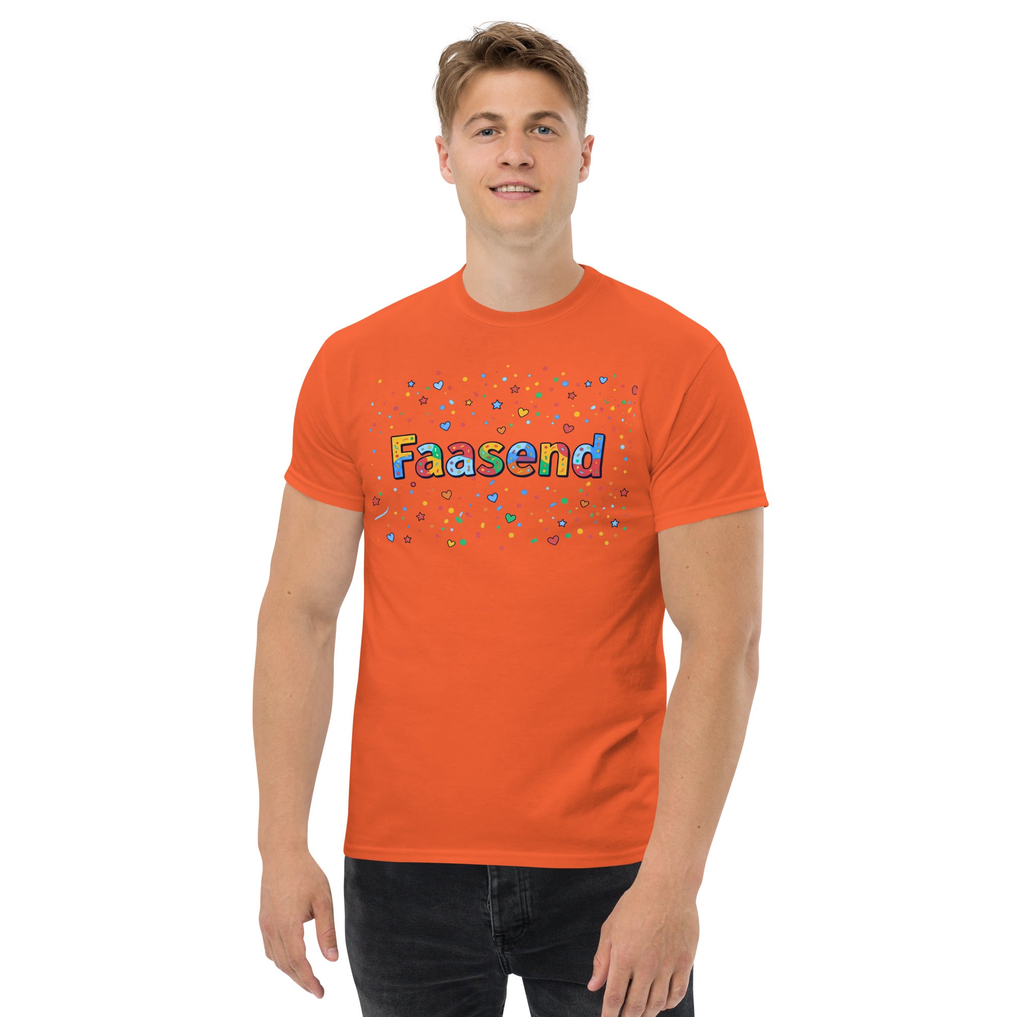 Faasend Shirt Orange – Vorderansicht
