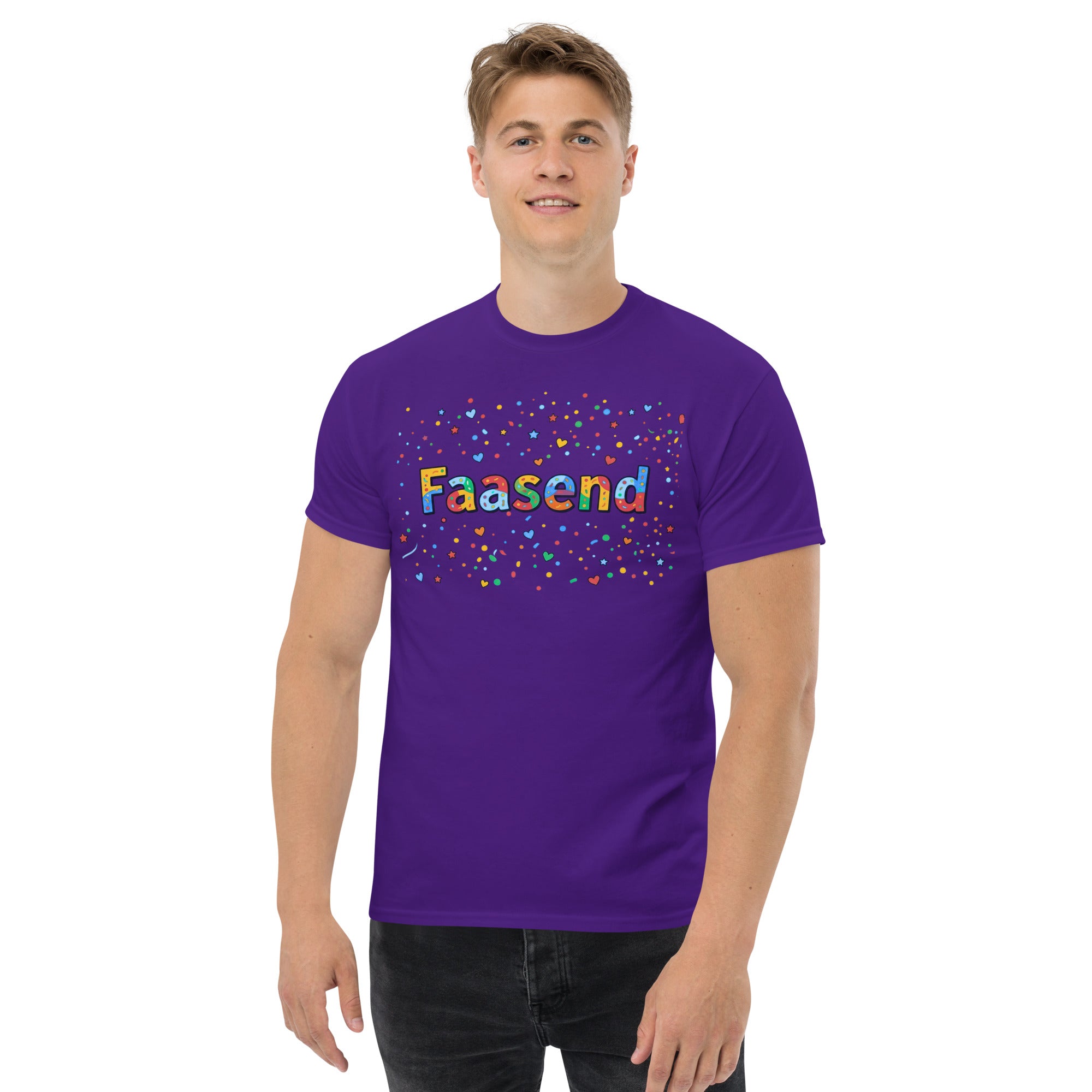 Faasend Shirt Lila – Vorderansicht