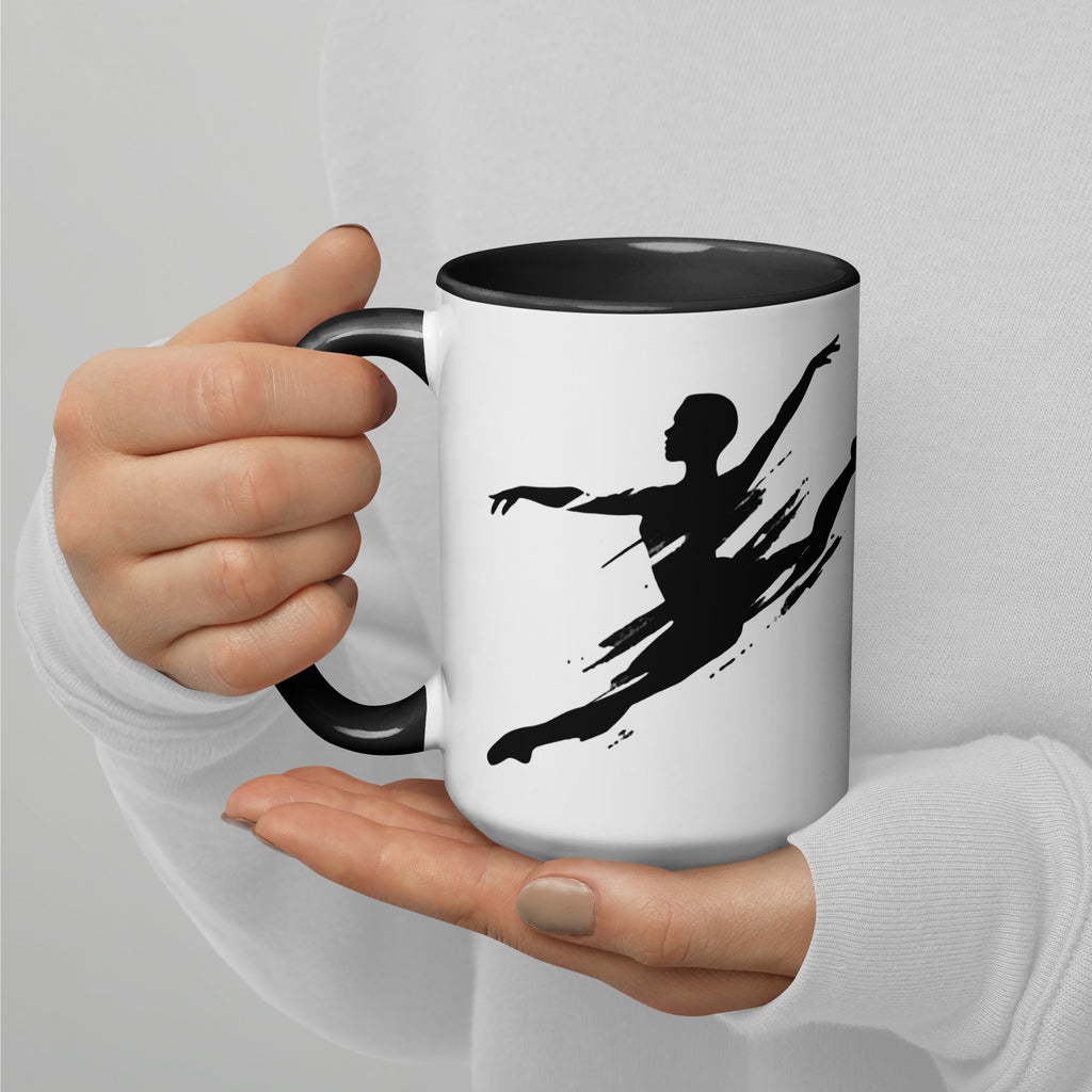 Dance Energy Tasse Schwarz – Seitenansicht links