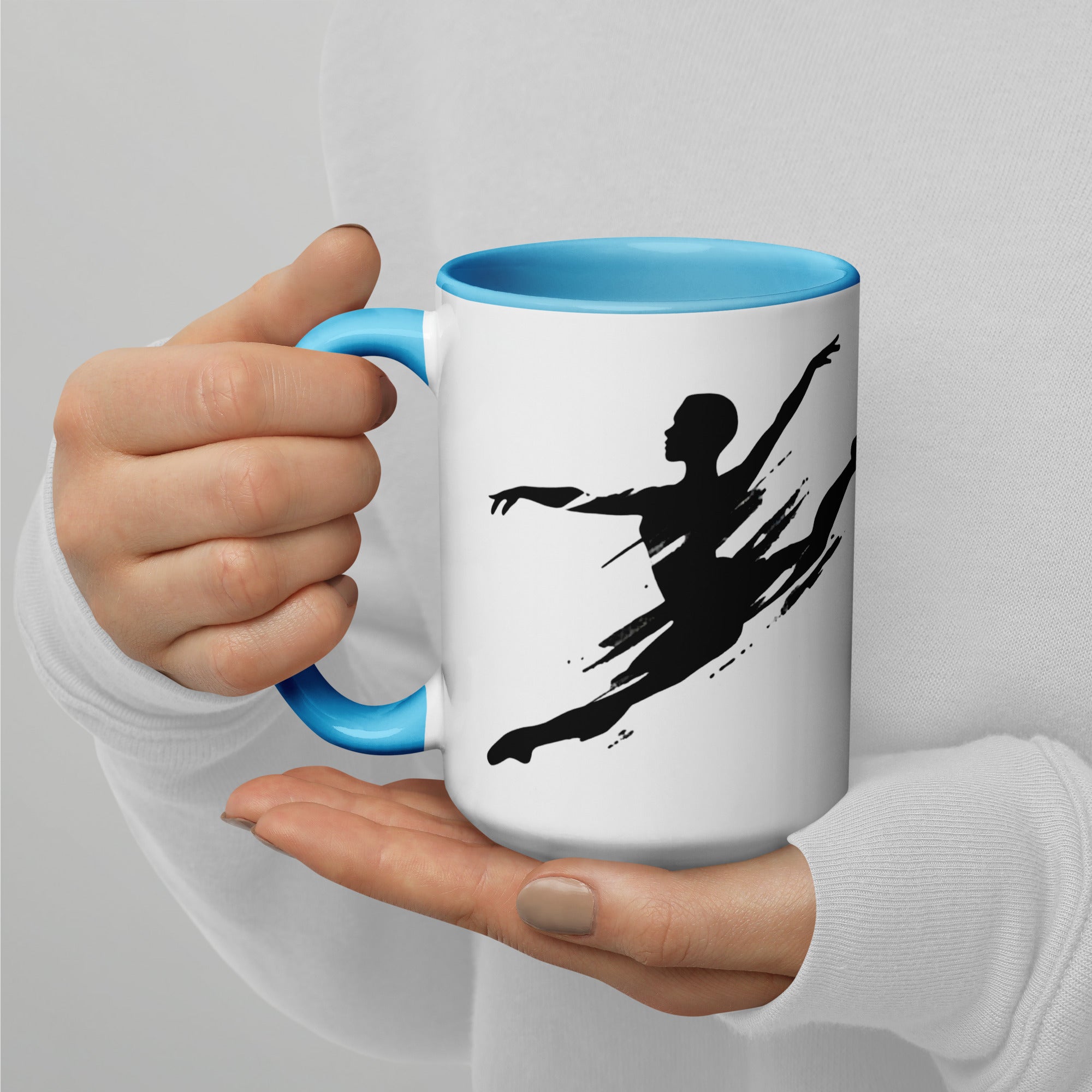 Dance Energy Tasse Blau – Seitenansicht links
