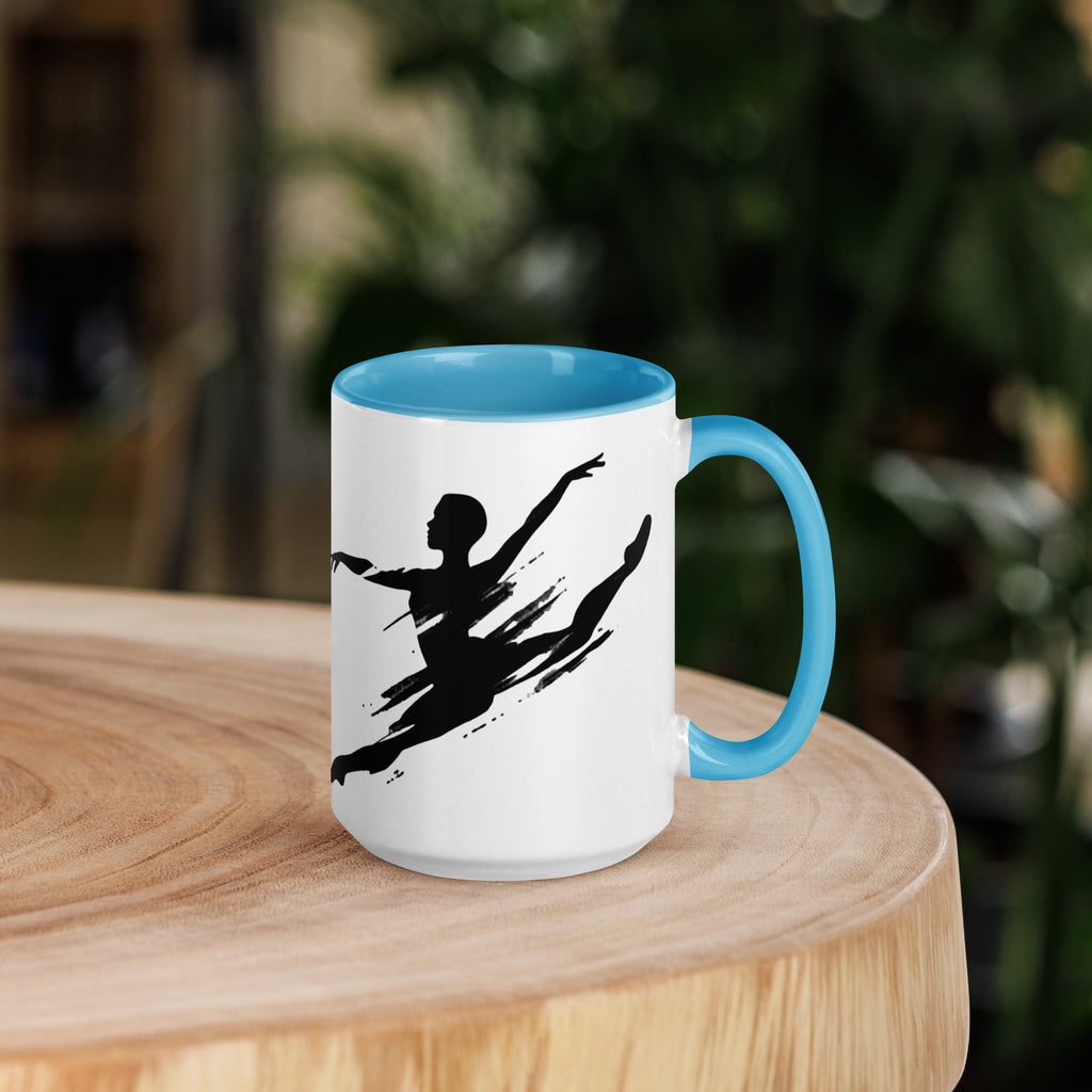 Dance Energy Tasse Blau – Seitenansicht rechts
