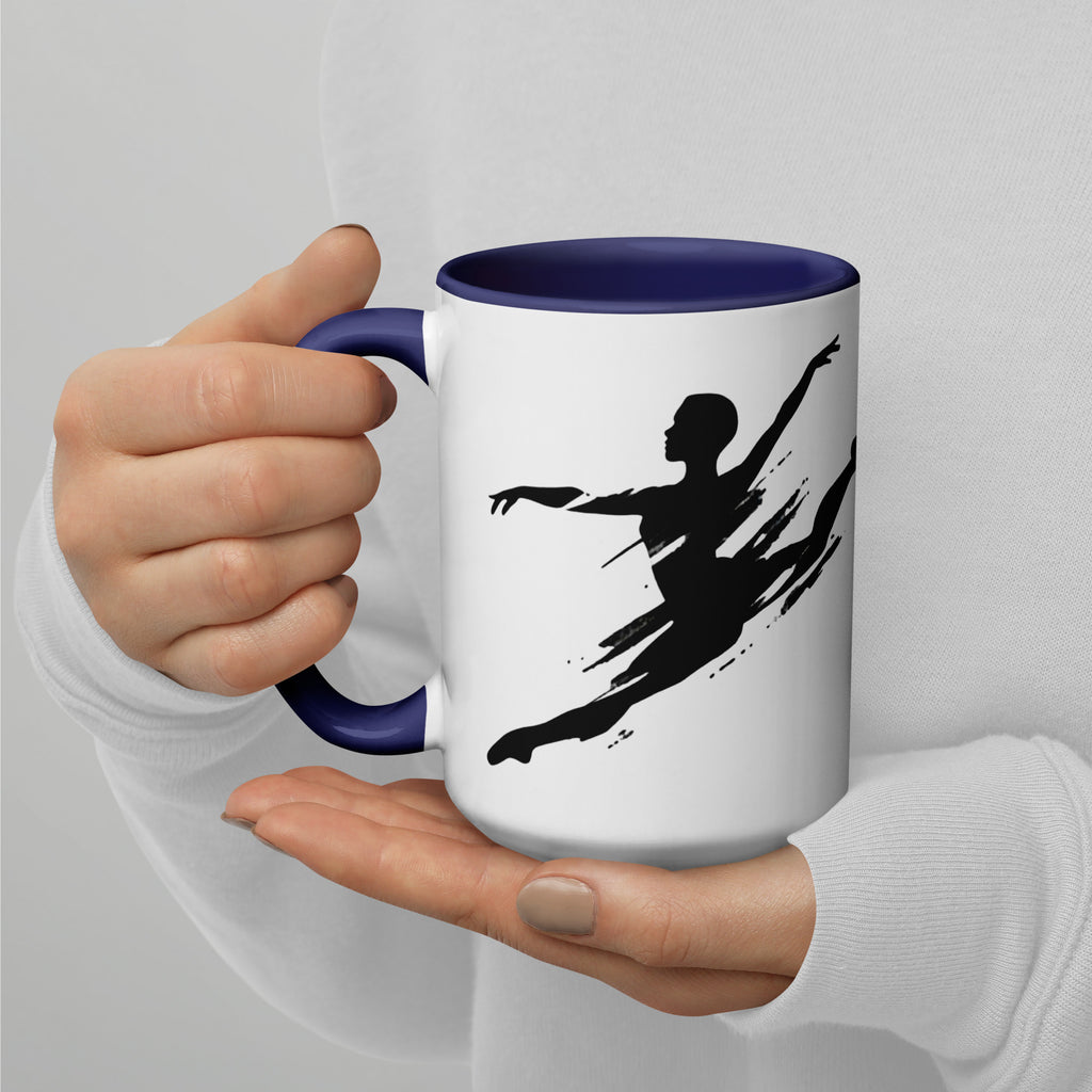 Dance Energy Tasse Dunkelblau – Seitenansicht links