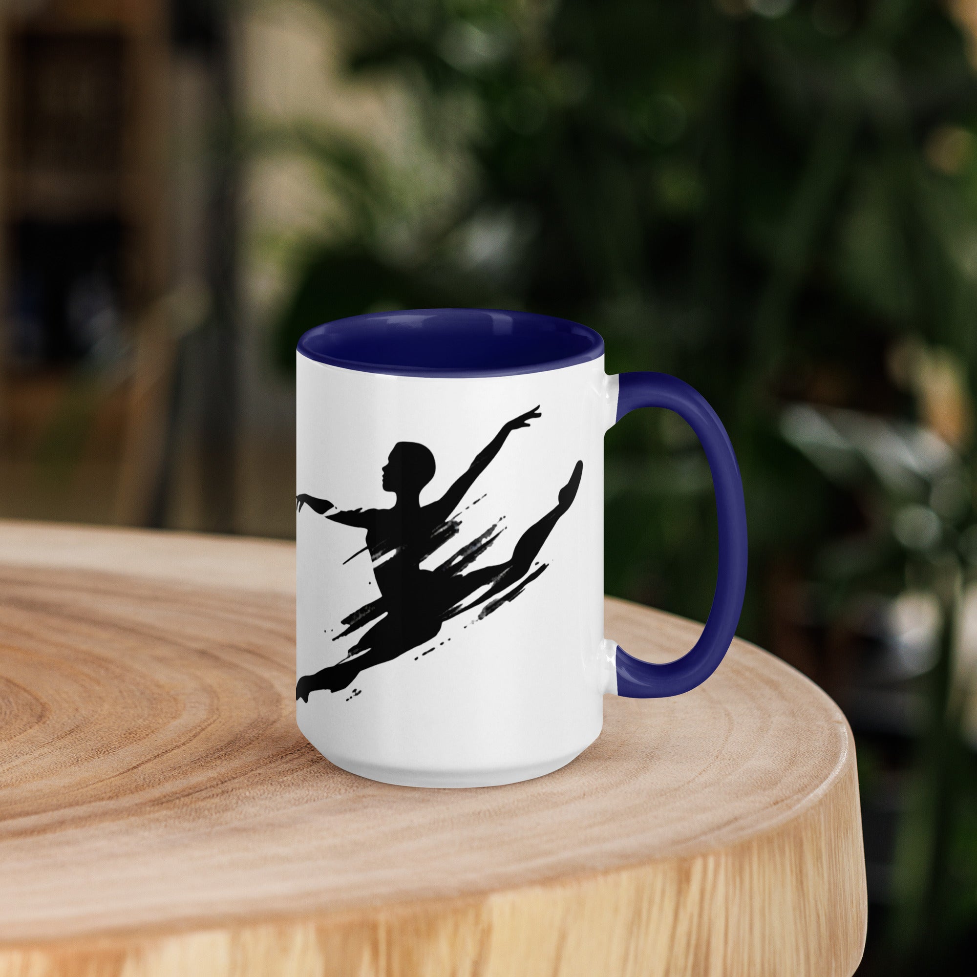 Dance Energy Tasse Dunkelblau – Seitenansicht rechts