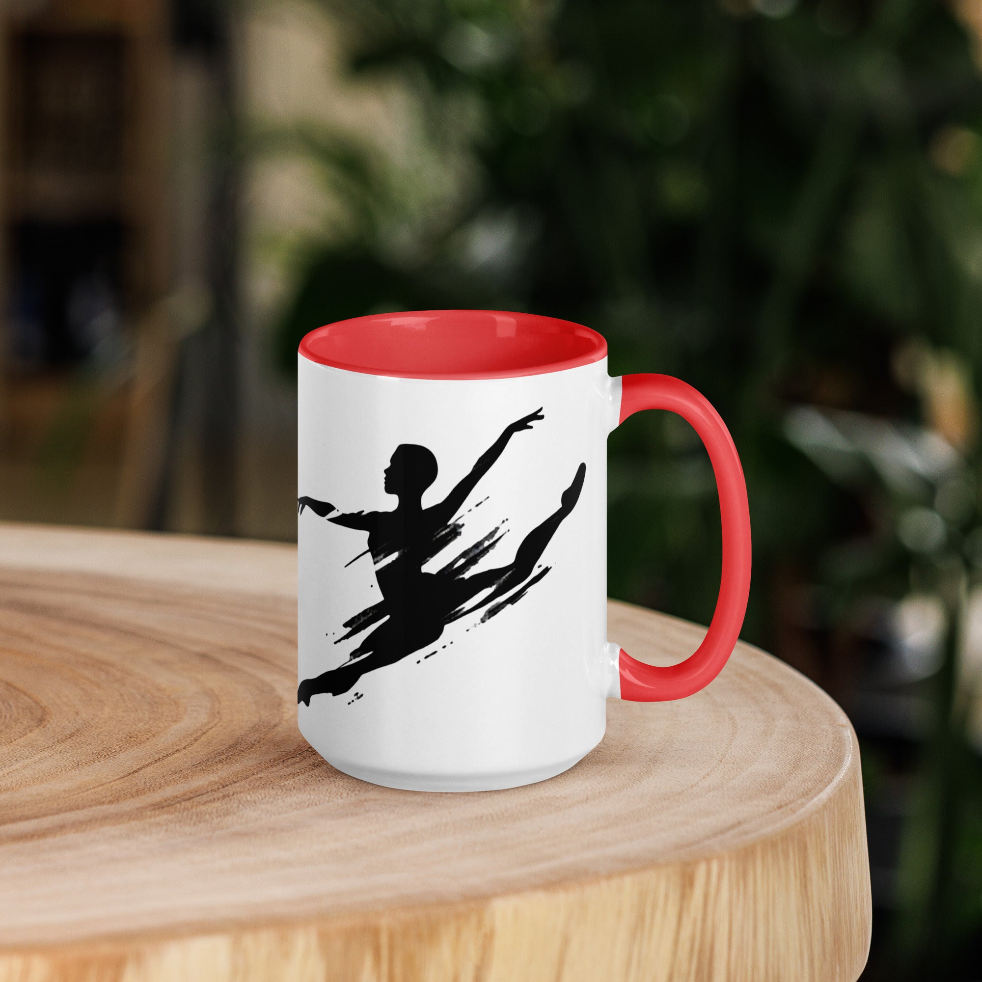 Dance Energy Tasse Rot – Seitenansicht rechts